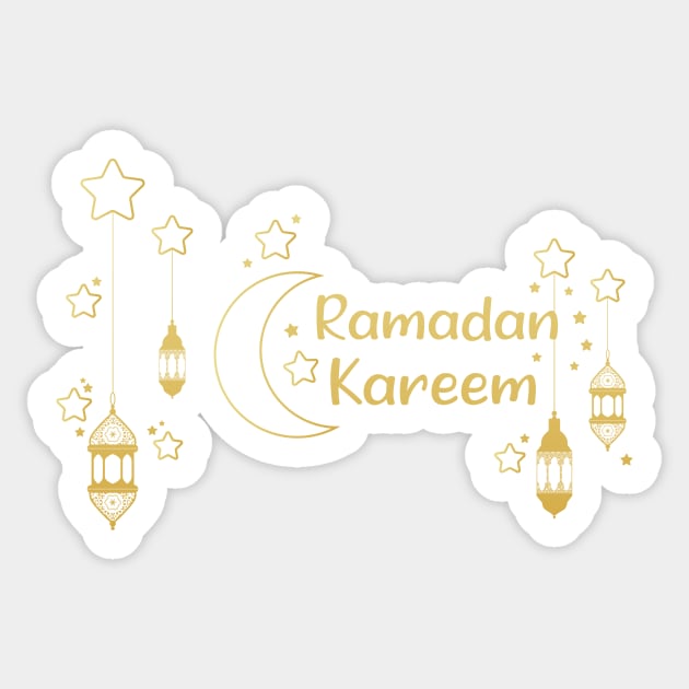 Ramadan Kareem 2023 T-Shirt - Ramadan Islamic decoration Sticker by TrendyStitch